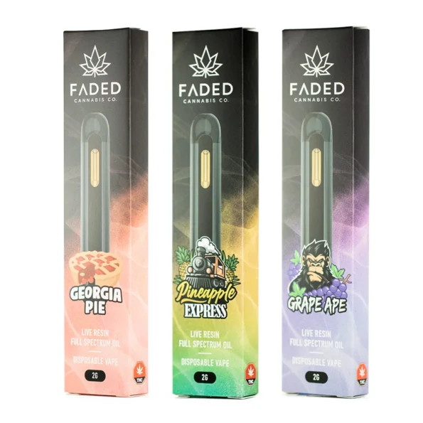 2mL Live Resin Vape Pens – Faded Cannabis