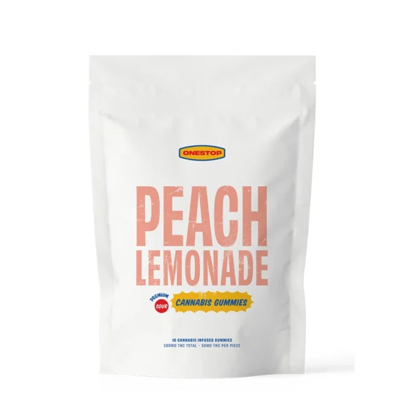 Sour Peach Lemonade (500mg THC) – One Stop